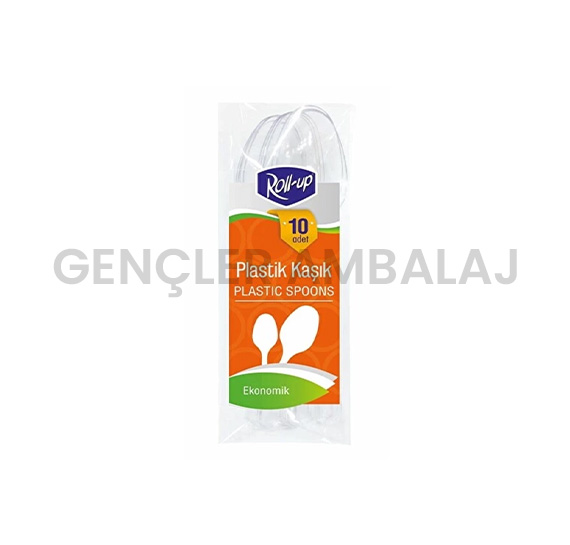 PLASTİK KAŞIK LÜKS 10 ADET