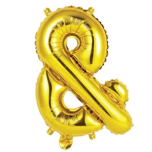 Gold renk 16 inç sonsuzluk işareti folyo balon