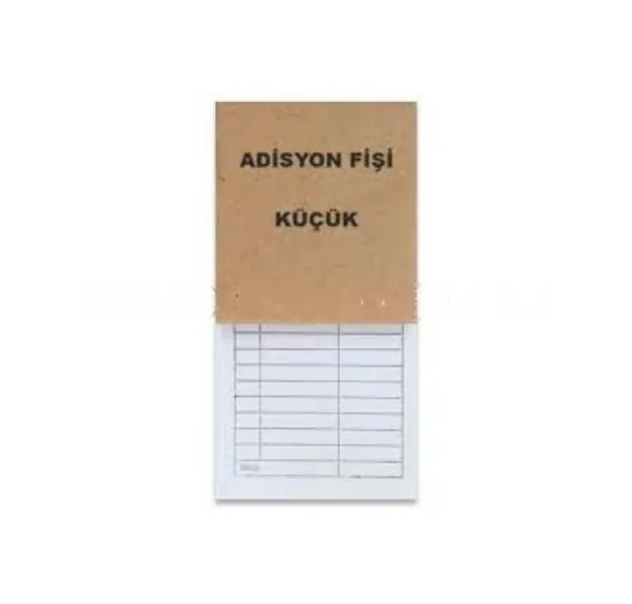 Adisyon fişi küçük adet