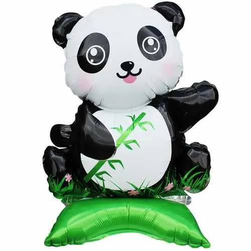 Ayaklı panda folyo balon 39 × 58