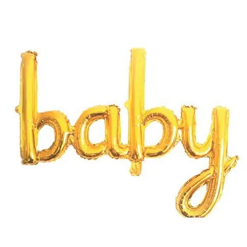 Gold renk baby folyo balon