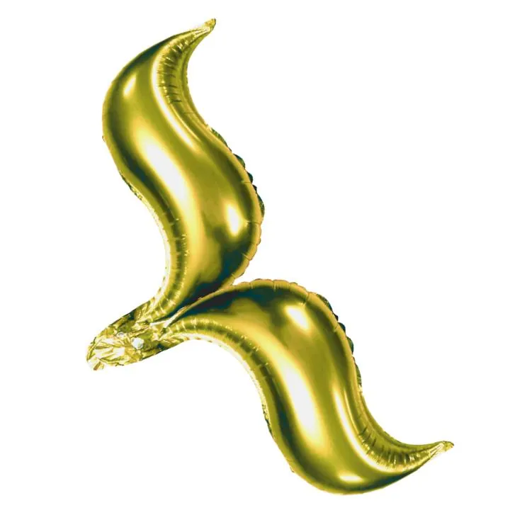 Gold renk kuyruk 2'li folyo balon