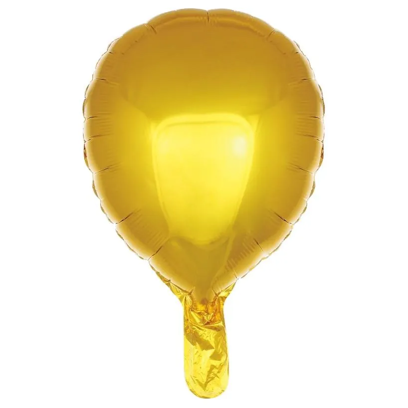 Gold renk 18 inç lateks şekilli balon