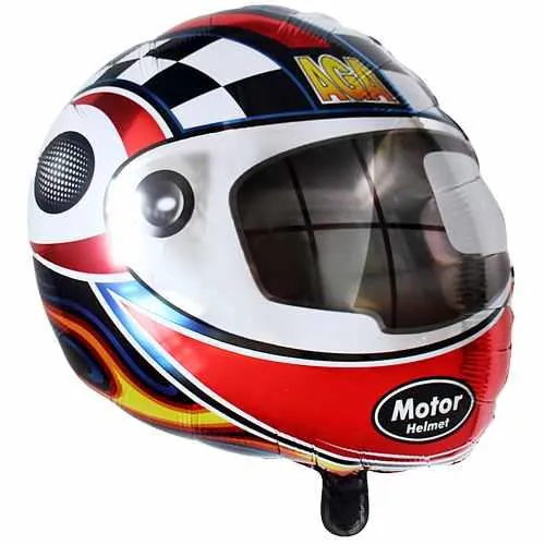 Motorsiklet kaskı folyo balon 50,5 × 56