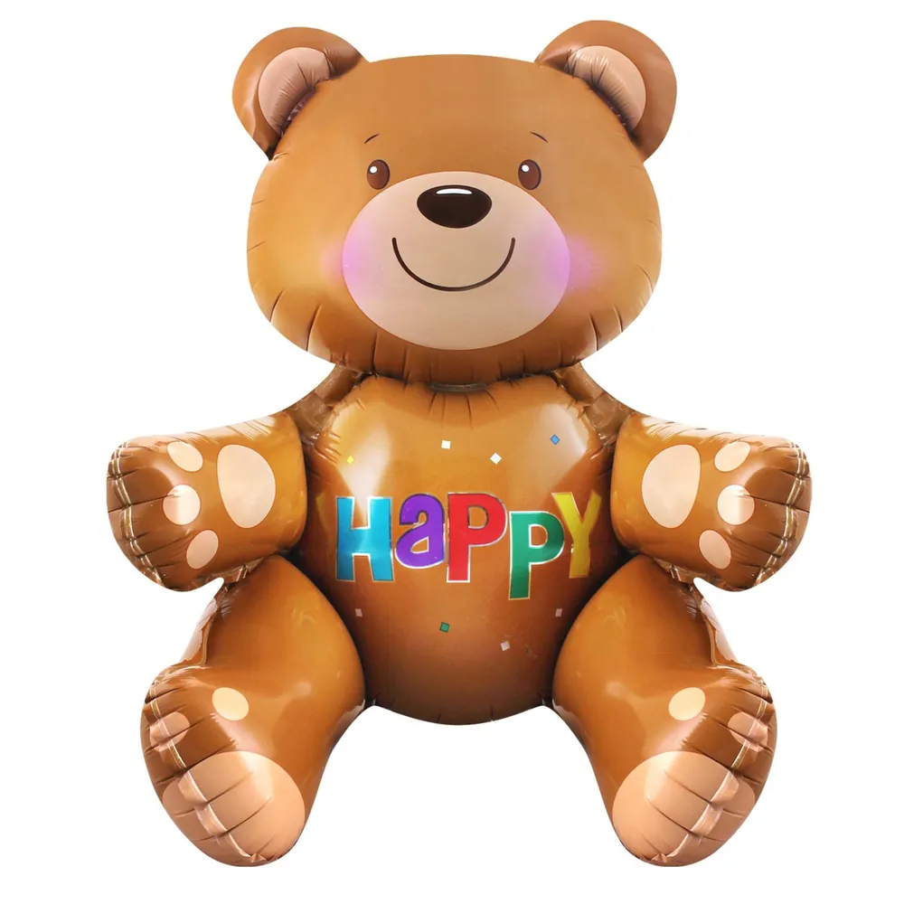Oturan ayı folyo balon 77 × 70