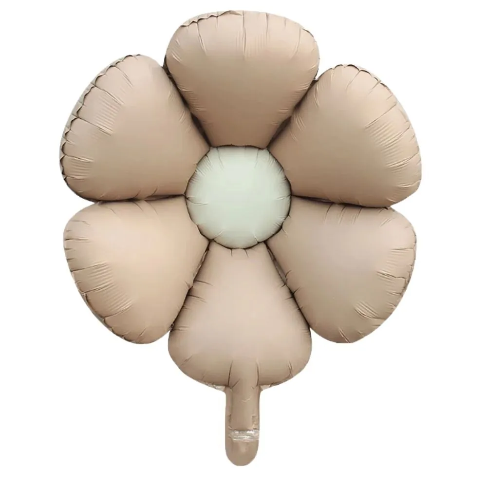 Karamel renk papatya retro folyo balon 47,5 × 59,5