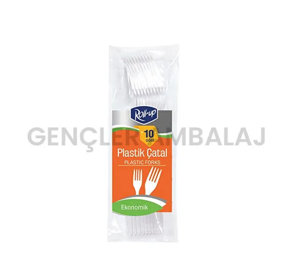 Plastik çatal 10 ad