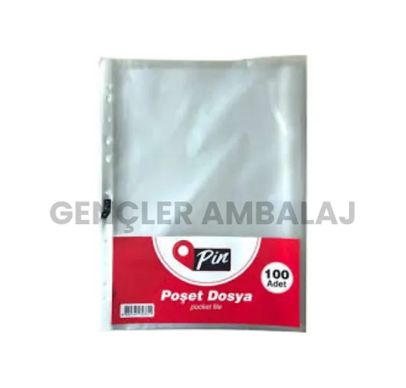 Poşet dosya a4 100 ad