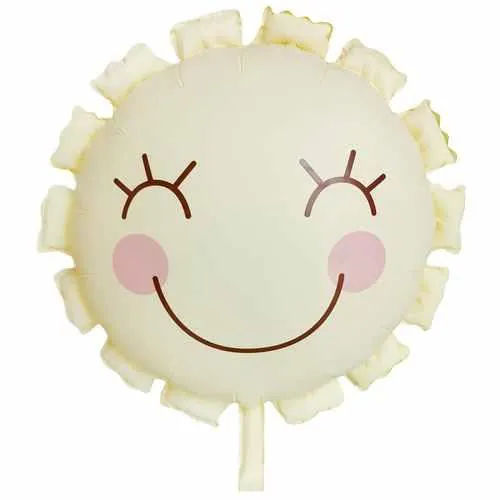 Retro güneş folyo balon 23,5 × 47