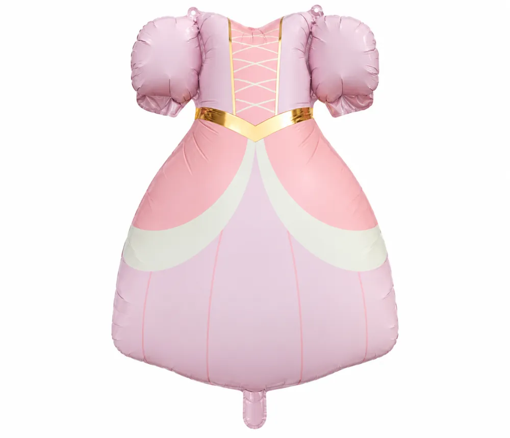 Retro pembe elbise folyo balon 55 × 73