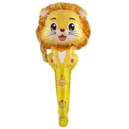 Saplı aslan folyo balon 27,5 × 59,5