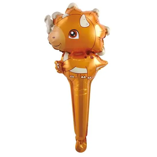Saplı gergedan folyo balon 27,5 × 59