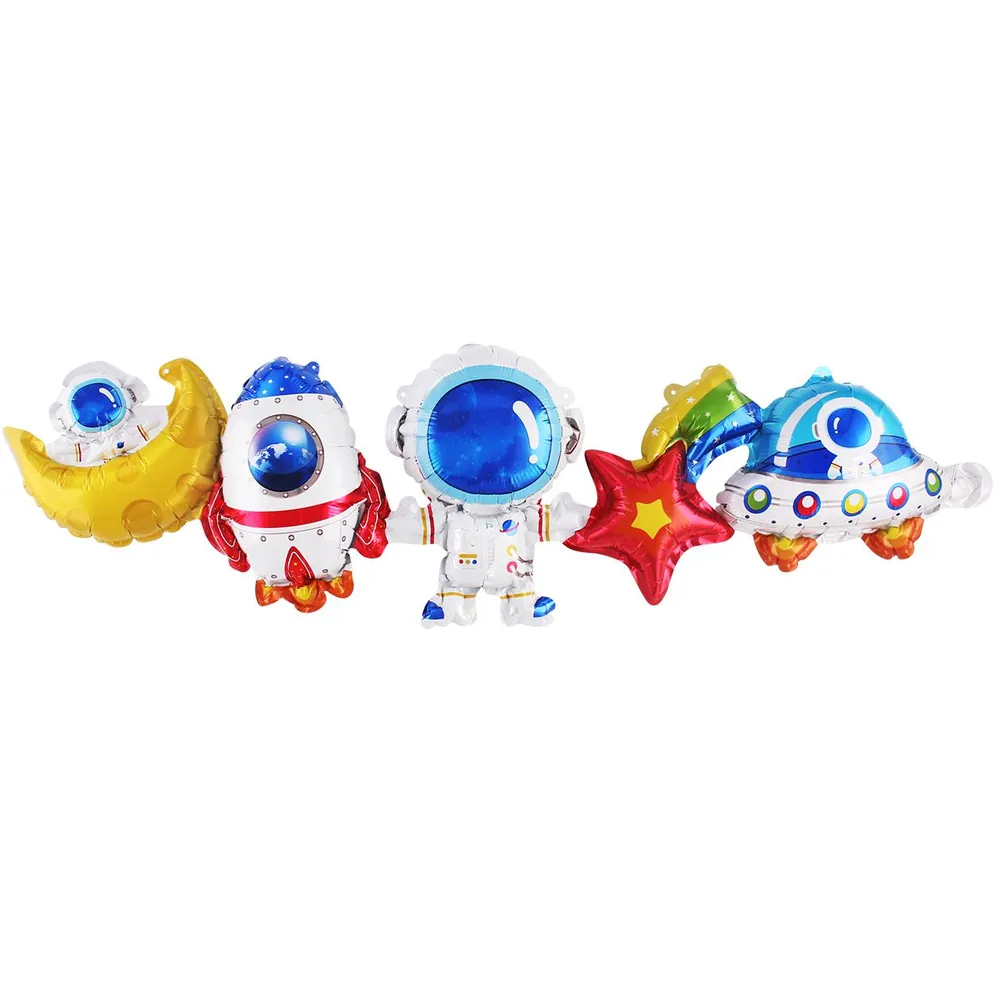 Uzay temalı konsept folyo balon